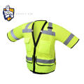 Promoción de venta caliente Hi-Vis Chaleco de tráfico Police Seguridad Reflexiva con bolsillo